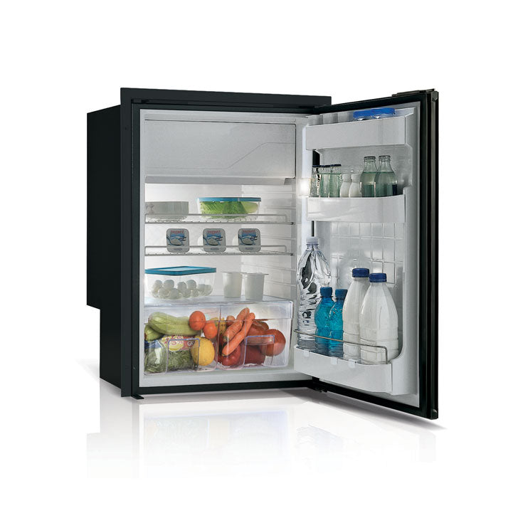 Vitrifrigo C115IBD3-F-1 - Front-Loading, Black Refrigerators w/Freezer Compartment Adjustable Flange (Internal Cooling Unit) UL - DC ONLY