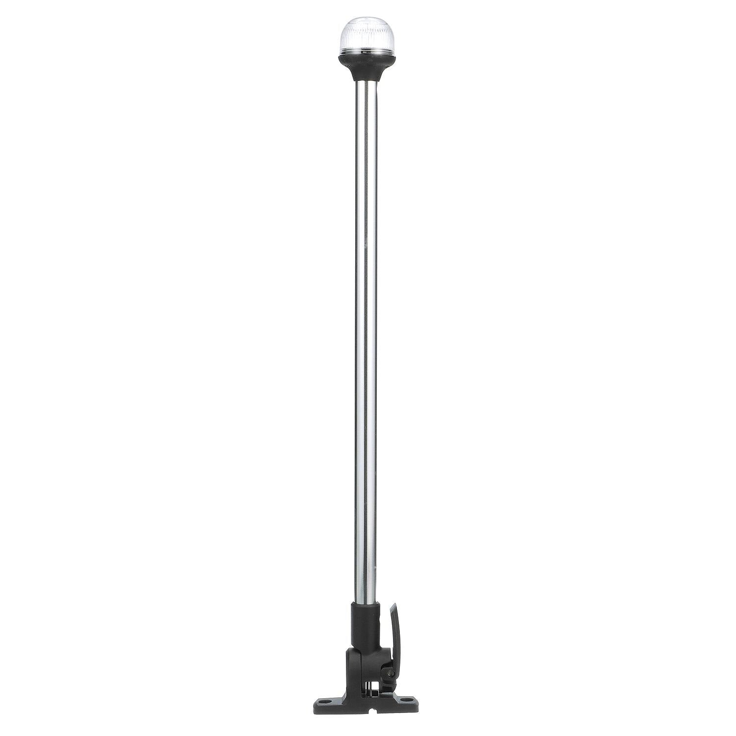 Attwood LightArmor All-Round 20in Aluminum Pole Black Composite Base