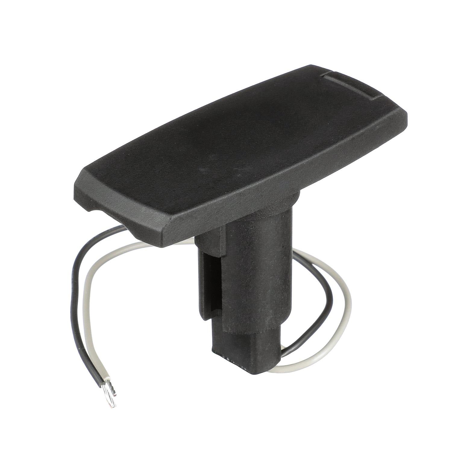 Attwood 910V Series Rectangle Base 2-Pin Black Composite Cover