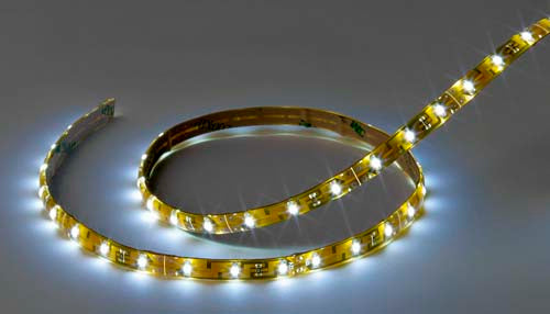 Flexible LED Strip Tape, Standard Output, 12V