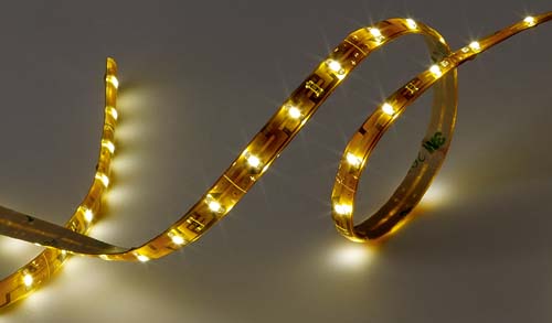 Flexible LED Strip Tape, Standard Output, 24V