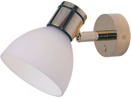 Gothen LED Reading Light, Gold with White