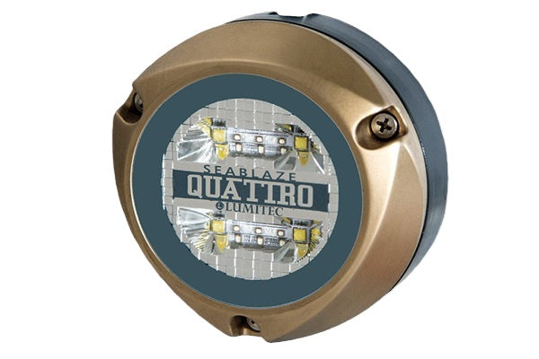 Lumitec Zambezi Quattro RGBW FOR PONTOON BOATS Bronze Housing 12/24v