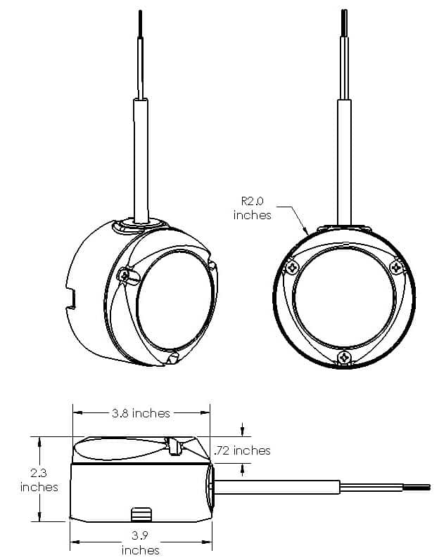 Lumitec Kraken Dock Light Spectrum 10-30vDC Bronze Housing