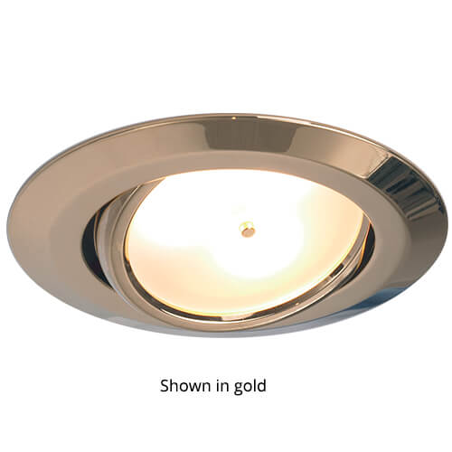 Leer LED Adjustable Downlight, Chrome, 10-30VDC