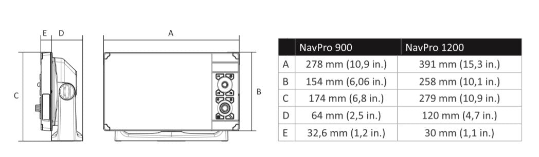 Sitex NAVPRO900F 9in Combo