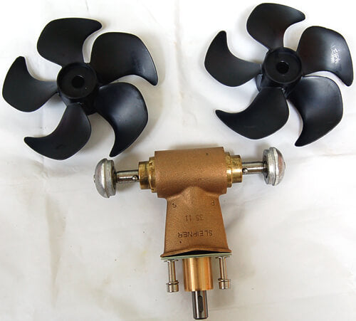 Gear Leg Assembly, including propellers and anodes