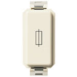 Fuse Carrier: 16a/250v, White