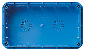 Flush Mounting Box, Blue