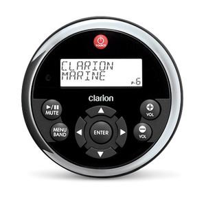 Clarion Marine Audio MW1 Marine Watertight Wired Remote Control with 2-Line LCD - 92724