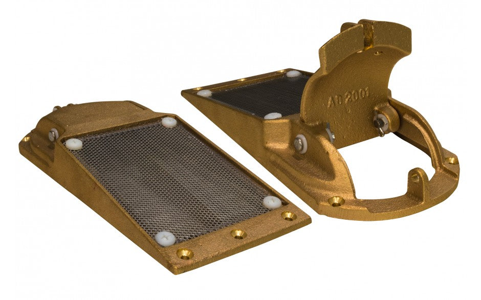 Groco - Bronze Hull Scoop Strainer with Access Door, Part No. APHS-3000-1 - Max T-Hull 3