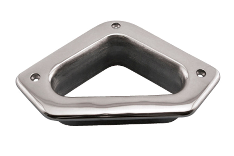 Hardware Marine - Triangular Hawse Pipe Stainless Steel, Part No. SSDP66349 - Stainless Steel