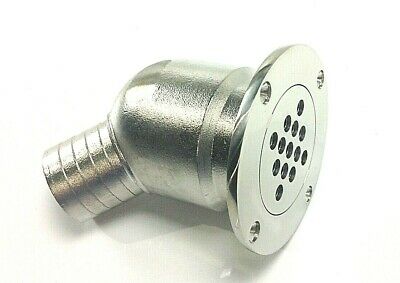 Marine Hardware - Cockpit Scupper With Check Ball, Part No. SSSC15000 - Hose I.D. 1-1/2