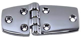 Perko - Heavy-Duty Shortside Hinges Chrome Bronze , Part No. 0999DP0CHR