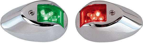 Perko - LED Vertical-Mount Side Lights, Part No. 0602DP1CHR