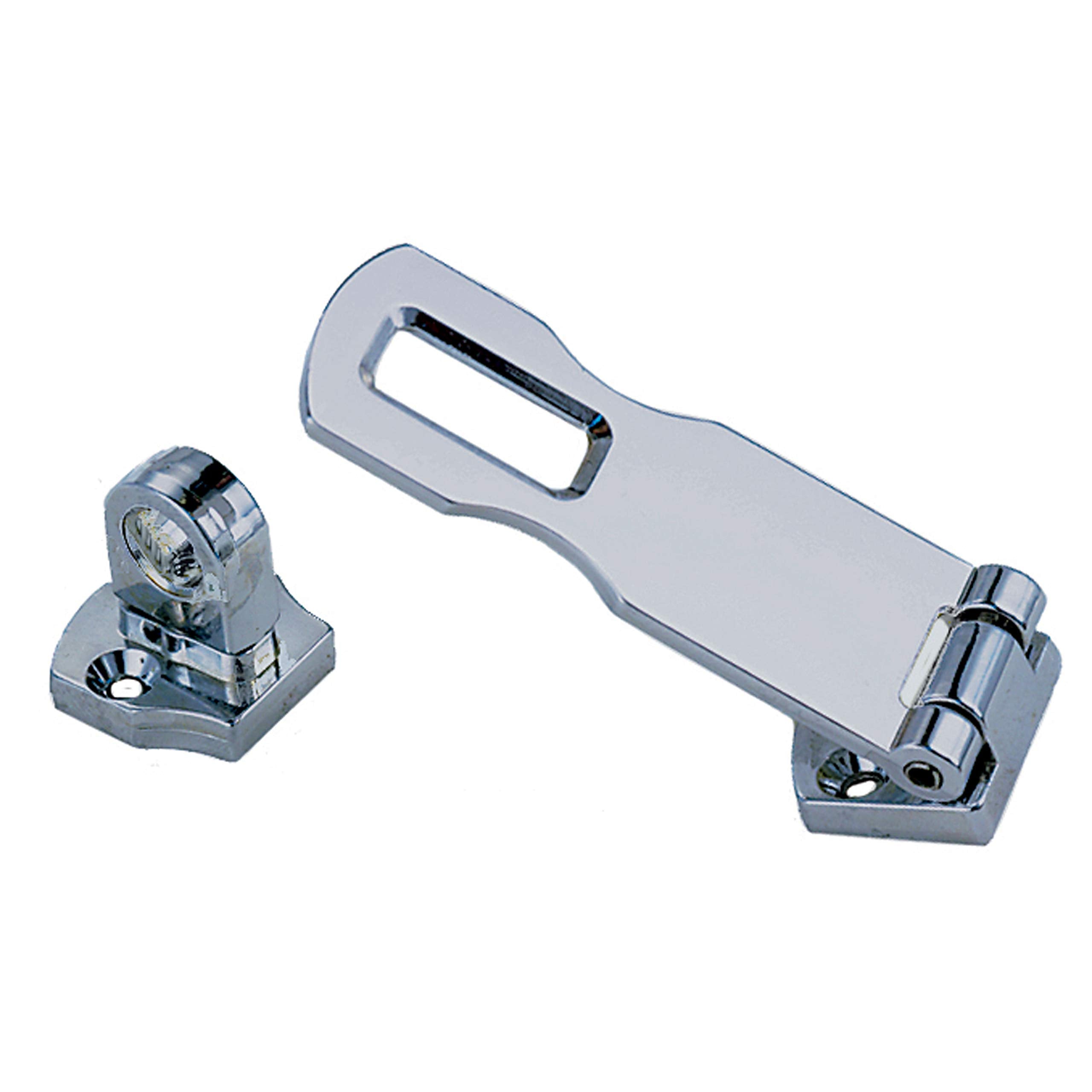 Perko - Swivel Eye Locking Hasp Chrome Zinc, Part No. 1194DP0CHR