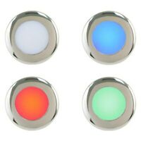 Scandvik - A2.5 4 Color Down Light S/S Trim LED, Part No. 41416P