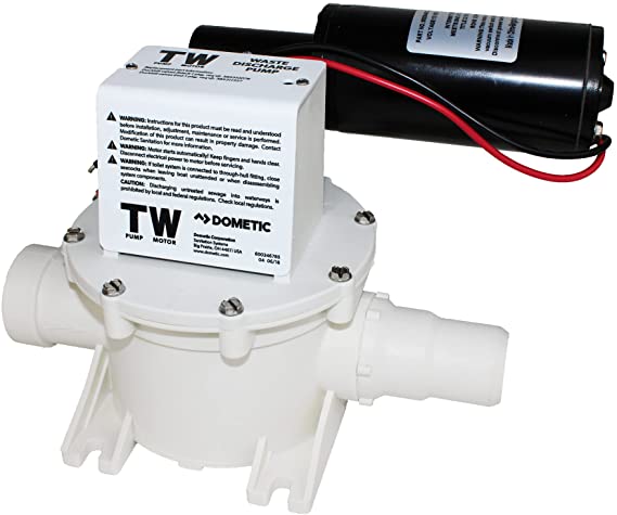 SeaLand - T series discharge pump, 12V DC– NOT for use as a VacuFlush® toilet vacuum pump, Part No. 317301200