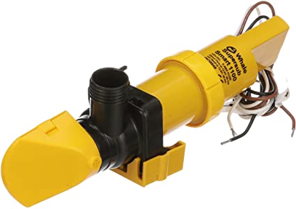 Whale - Supersub Bilge Pumps, Part No. SS1212 - Volt 12 - Amp 4.6 - G.P.H. 1100