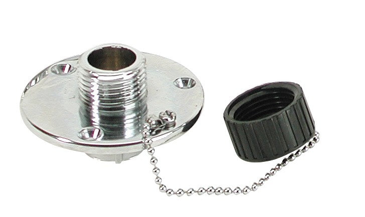 Whitecap - Water Outlet/Inlet Chrome Brass, Part No. P-2454 - Thread 3/4