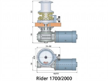 Quick Rider 700W 24V 8mm With Capstan