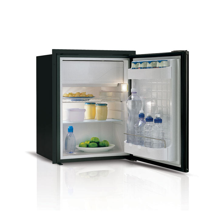 Vitrifrigo C60IBD4-F-1 - Front-Loading, Black Refrigerator w/Freezer Compartment Adjustable Flange (Internal Cooling Unit)