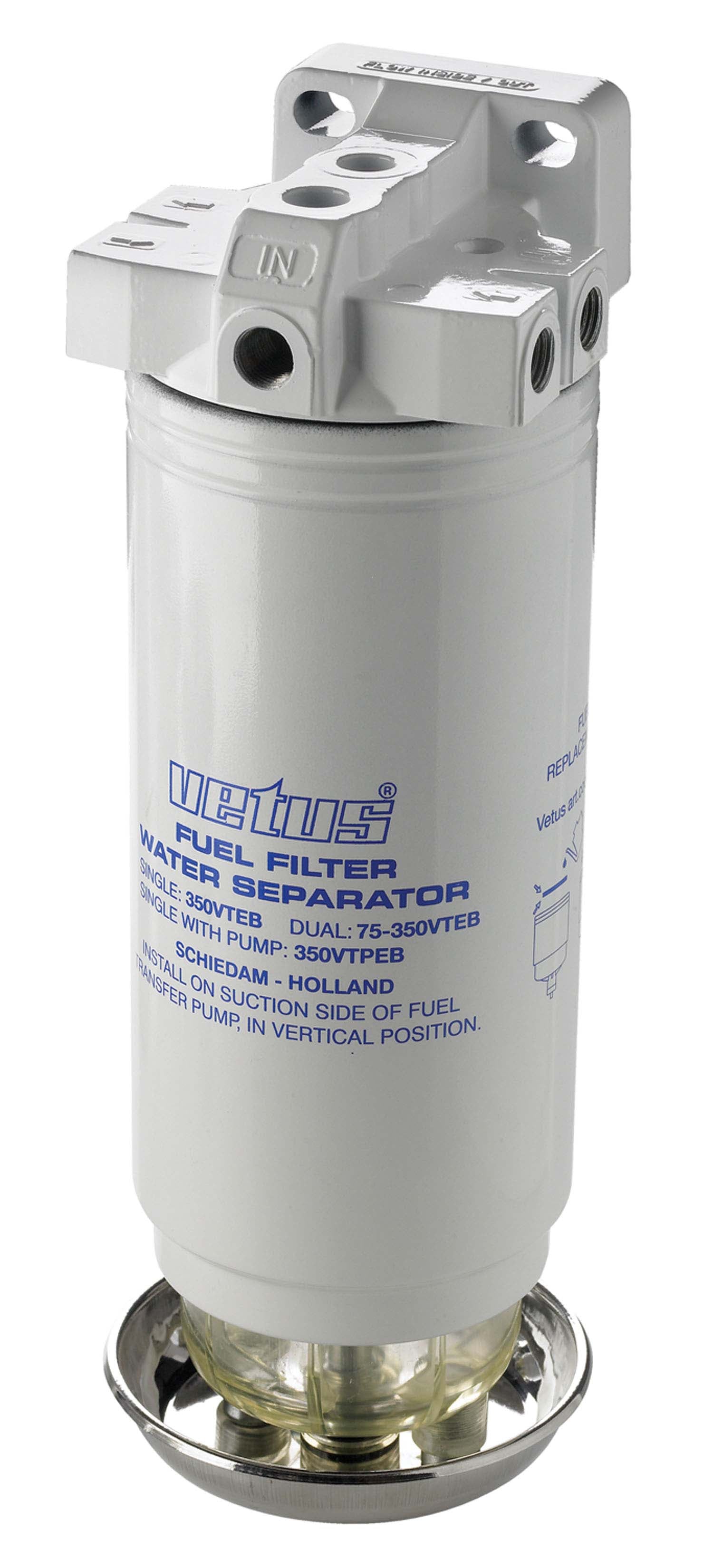 Vetus 350VTEB - Water sep/dies filter max 800l/h 10µm CE