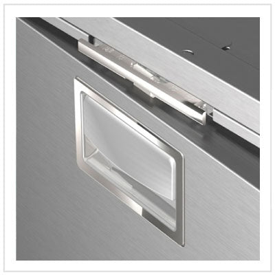 Vitrifrigo C130RXP4X-1 - Front-Loading, Stainless Steel Refrigerator only, Adjustable Flange (External Cooling Unit) (Special Order) OCX2 Model