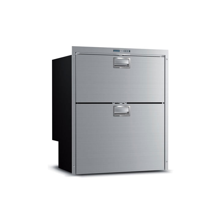 Vitrifrigo Stainless Steel Double Drawer Freezer with Ice Maker DW210IXN1-EFI-2 Flush Flange