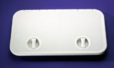 4000 Series Rectangular Hatch, Large, White