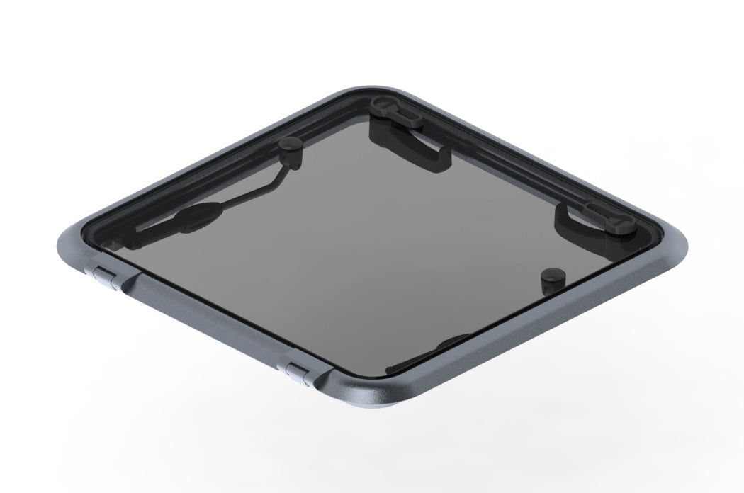 Vetus ALT4242SL - Altus deck hatch 4242 Satin new lock 421x421mm