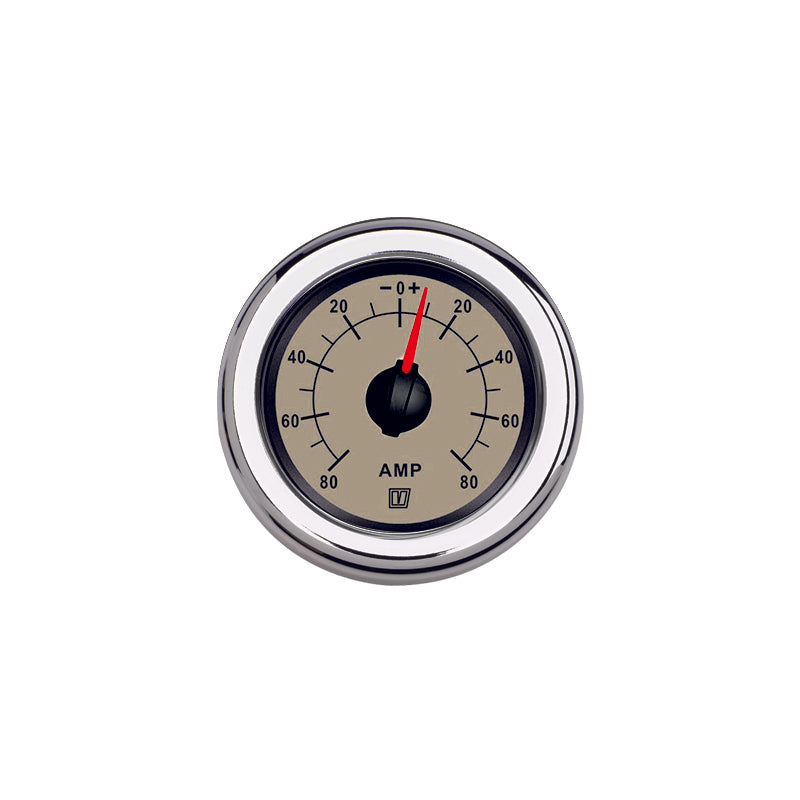 Vetus AMP050N - Amp meter 50 Amp Cream 12/24 V, 52mm