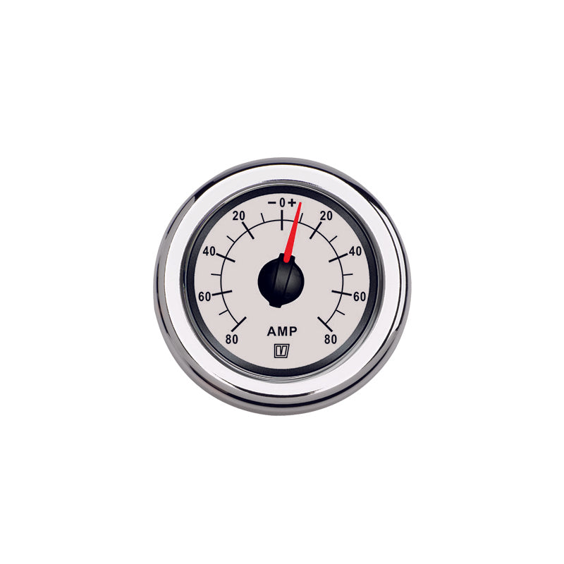 Vetus AMP050W - Amp meter 50 Amp White 12/24 V, 52mm