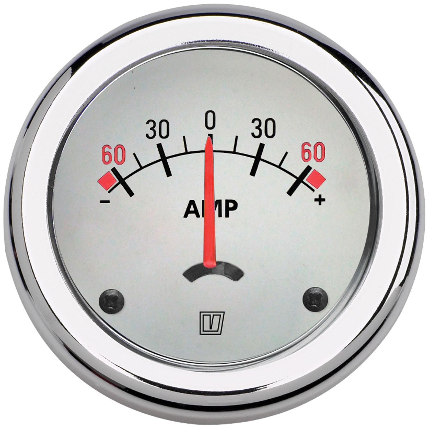 Vetus AMPWL - Amp.meter 60A white direct 52mm