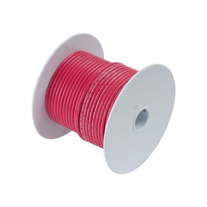 Ancor #8 Red 250ft Spool Tinned Copper Wire