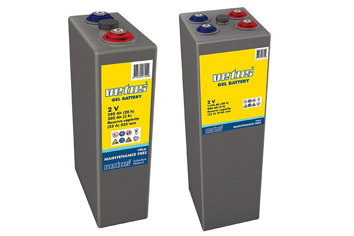 Vetus BAT2V292 - Gel 2 Volt cell battery, 292 Ah