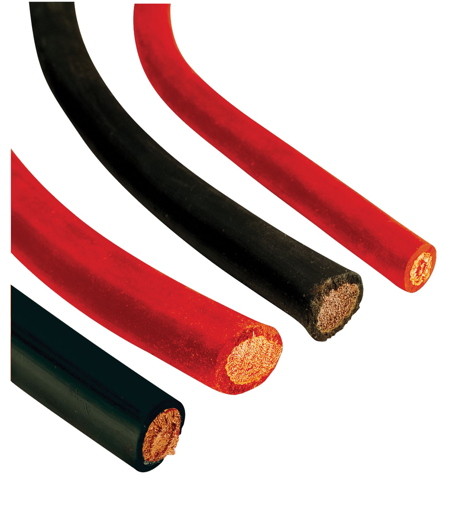 Vetus BATC06M - Battery cable 6mm² black PVC, per m