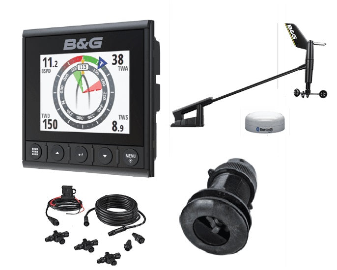 B&G Triton2 Speed/Depth/Wind Package With Wireless Wind with DST810 and WS320