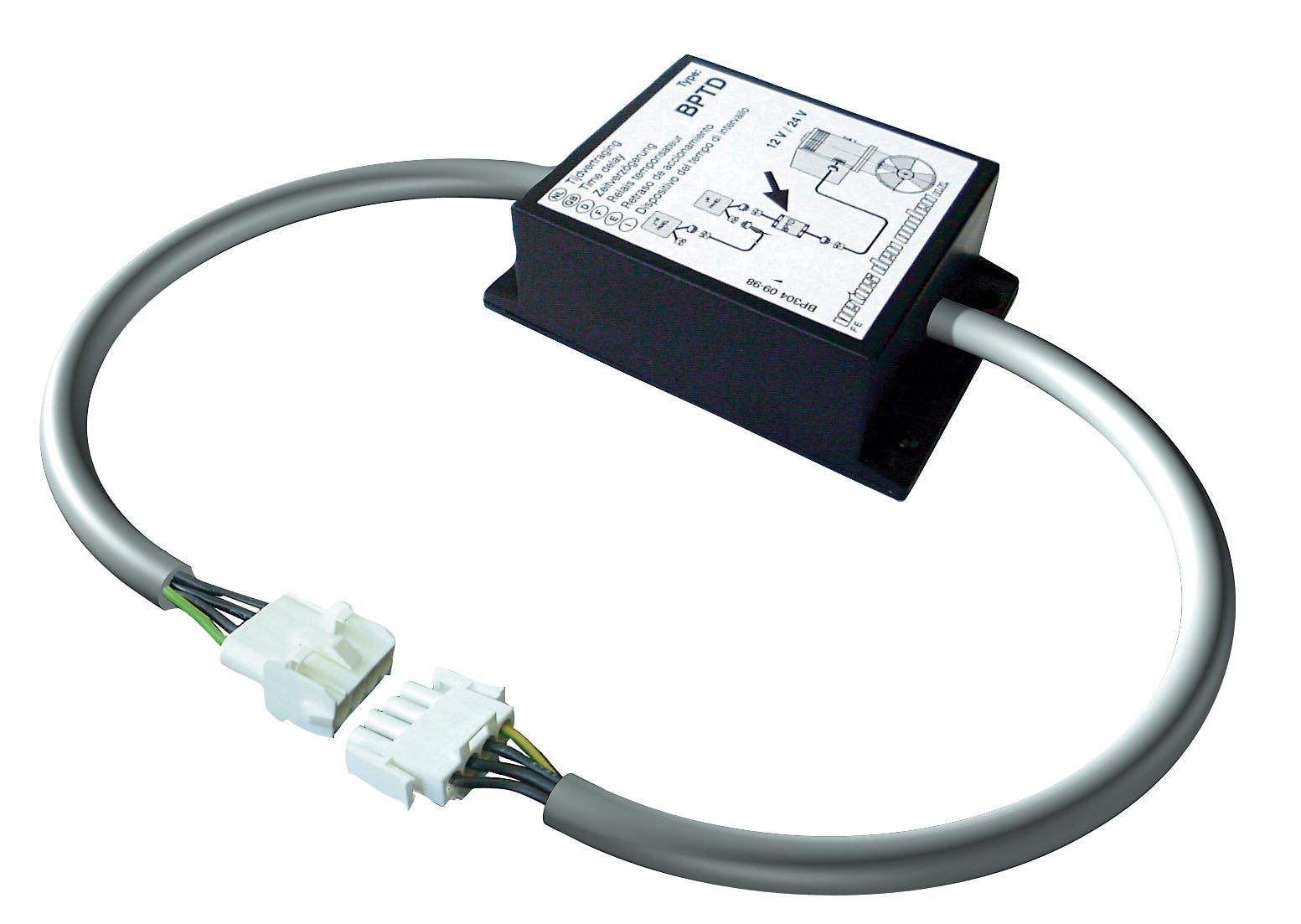 Vetus BPTD24 - Time delay unit for 24V bpj/bps