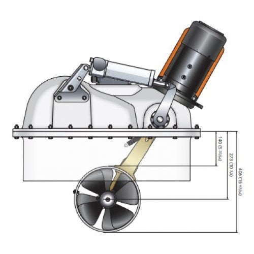 Quick DC Retractable Thruster BTR250