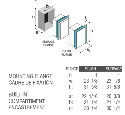 Vitrifrigo C110RXN4-F-1 - Stand-Alone Front-Loading Freezer Stainless Steel Flush Flange (External Cooling Unit)