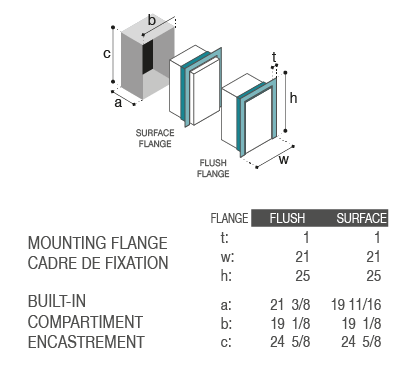 Vitrifrigo Front-Loading, Stainless Steel Refrigerator w/freezer compartment C90IXD4-F-1