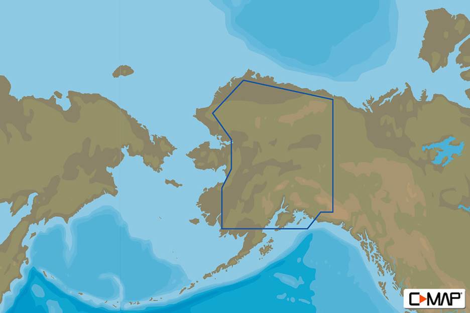 C-MAP M-NA-D029 4D microSD Alaska Lakes