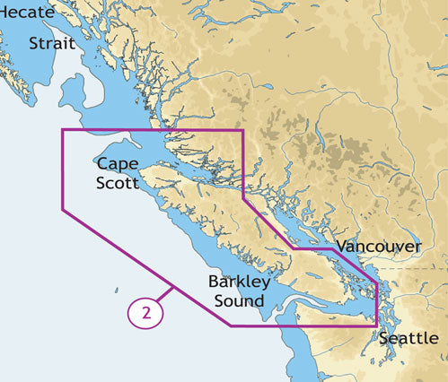 C-MAP NA-C702 Nanoose To Victoria To Cape Scott