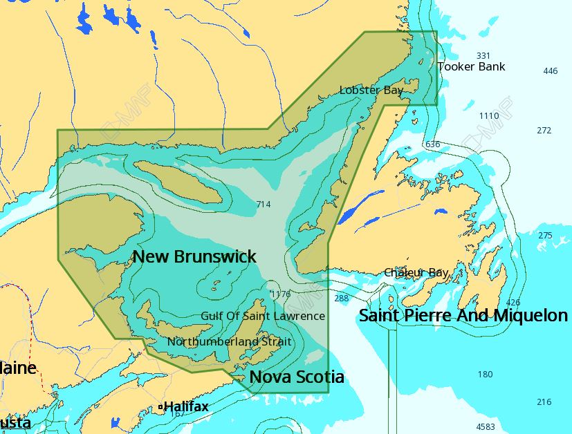 C-MAP M-NA-D936 4D Local Gulf Of St Lawrence