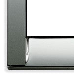 Idea Square Cover Plate, Die-Cast Metal