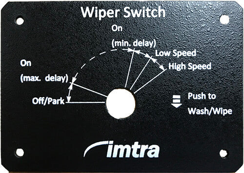 Imtra wiper panel for combination switch