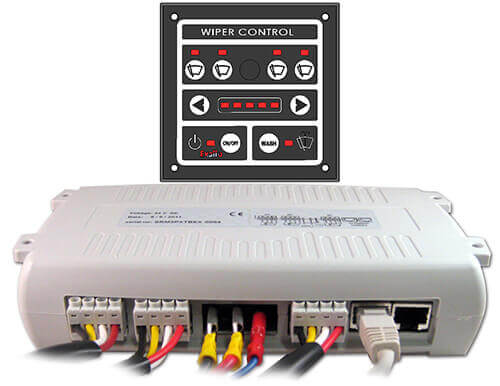 4-Wiper Control Panel, 12/24VDC