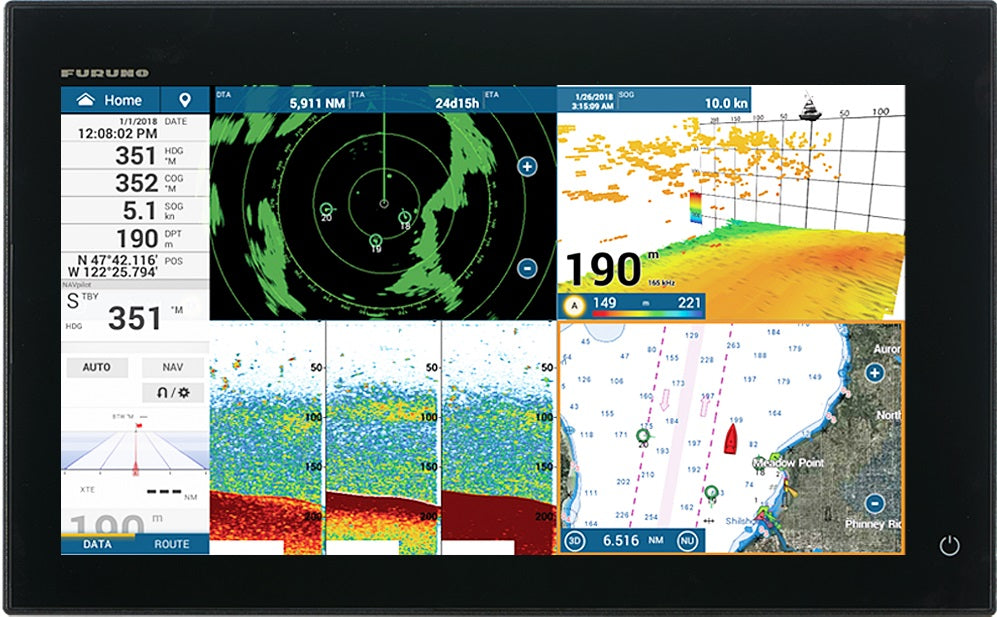 Furuno TZT-16F 16in TZtouch3 Multifunction Display