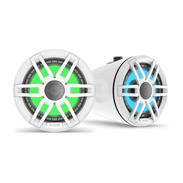 Fusion XS-FLT652SPW 6.5in TOWE Speaker White With RGB Lighting